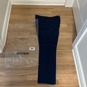 Bonobos Stretch Wool Athletic Bright Navy Jetsetter Wool Pants 36x32